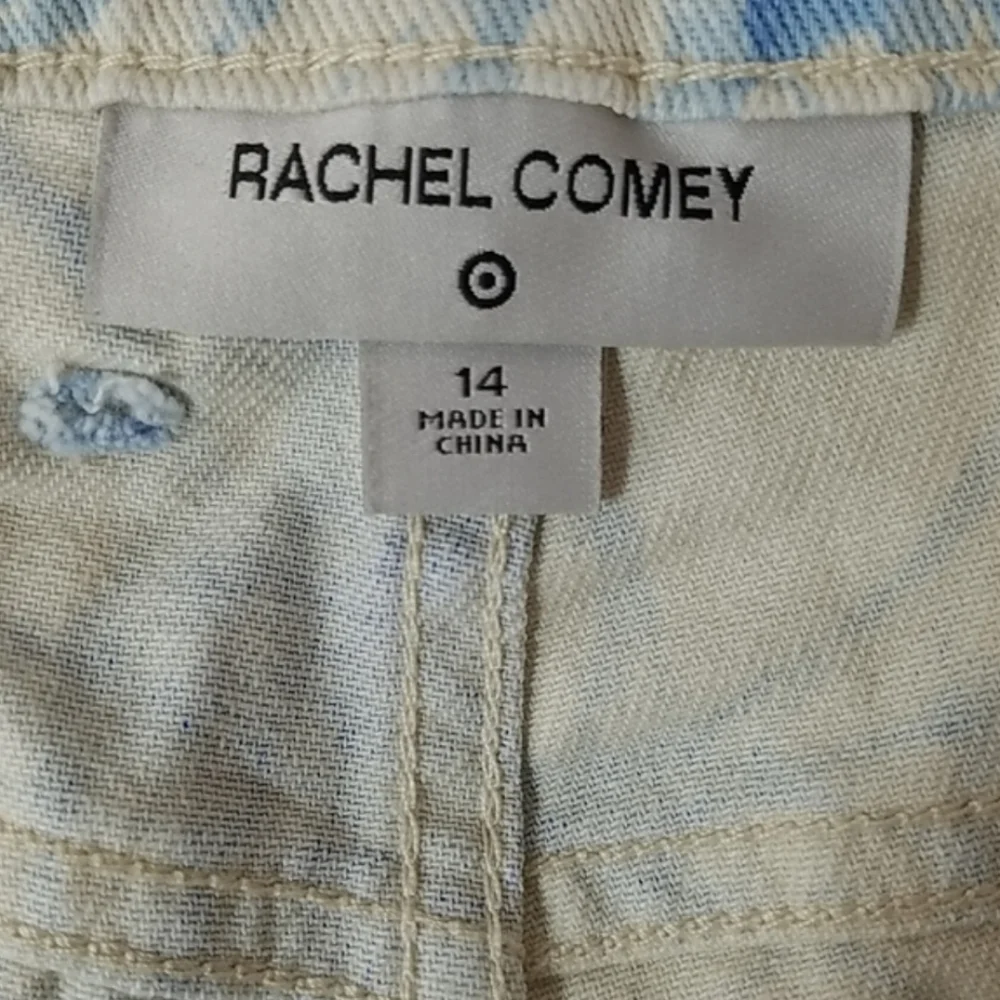 Rachel Comey x Target Blue Marble Print High-Rise Tapered Jeans Size 14